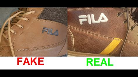 fake fila shoes|real vs false fila.